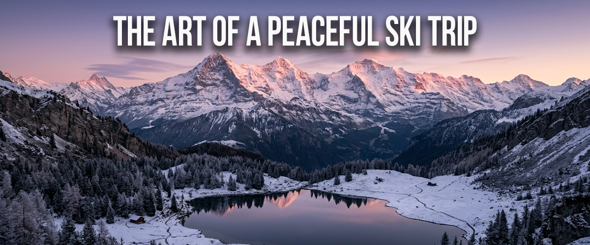 Alpenglow on the mountain peaks at first light
